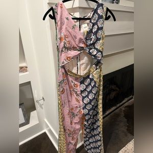 Anthropologie cut out jumpsuit.